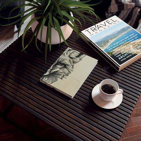 Angular Spirit Geometric Fox Journal: Bold design for creativity and style