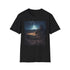 Whispers of Lost Civilizations | T-Shirt | Cosmos, Desert, Dreamy, Galaxy, Landscape, Moonlit, Mysterious, Nightsky, Ruins, Stars | Prints with Passion