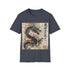 Dragon Fury Japanese TShirt Charcoal Regular Fit Cotton Crew Neck-Men/Women