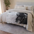 Tribal Warrior Made of Smoke — Plush Fleece Throw Blanket — Product Detail View 6