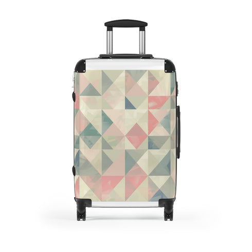 Precisely Pastel Geometrics Suitcase