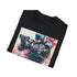 Iconic charcoal RoboCop T-shirt with cyborg policeman design.