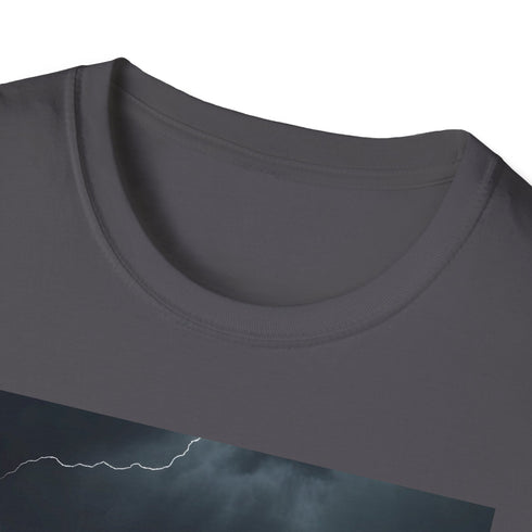Symphony of Power T-Shirt in Charcoal, Mens, Crew Neck, Regular Fit