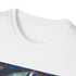 Charcoal watercolor London Tube t-shirt with vibrant underground station design