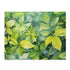 Summer Foliage Texture Puzzle: Relaxing jigsaw with vibrant watercolor scene of lush foliage