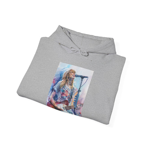 Vibrant navy concert hoodie, capturing Taylor Swift's electrifying live energy.