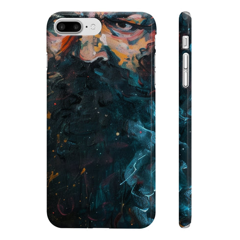 Glossy heart design phone case for iPhone 7/8 Plus.