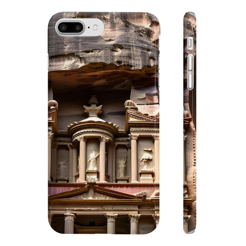Ancient Petra iPhone 7/8 Plus Slim Glossy Phone Case, Jordan Wonders