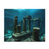 Lost City Puzzle, underwater scene with ancient ruins and marine life