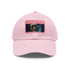 Neon Fusion Samuel L Jackson Watercolor Baseball Cap White Brown