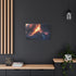 Waterfall of Fire from Mountain in Space Stretched Canvas Wall Art