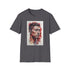 Charcoal Strikers Edge Lewandowski Tee, Regular fit crew neck T-shirt.