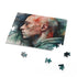 Eminem watercolor rap jigsaw puzzle for music and puzzle enthusiasts.