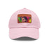 Vibrant neon cotton hat with Chris Pratt watercolor design.