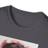 Strikers Edge Lewandowski Tee in Charcoal Cotton for Men/Women.