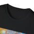 Charcoal urban art t-shirt with crew neck and regular fit design