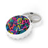 Neon street style bottle opener white with seamless neon pattern.