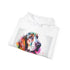 Snuggle-Love Basset Watercolor Hoodie Navy S - DTG Unisex Cotton