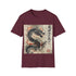 Dragon Fury Japanese TShirt in Charcoal, size S: Cotton crew neck tee.