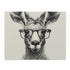 Stylish Kangaroo Hipster Puzzle - Quirky animal design for a fun puzzling experience