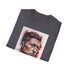 Strikers Edge Lewandowski Tee, Charcoal T-Shirt, Cotton Crew Neck Regular Fit