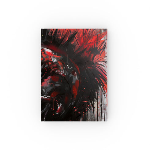 Edgy punk rock journal with skull design, perfect for sketching band logos and lyrics. High-quality and stylish, great gift for rebels! Shop now at BenCPrints.