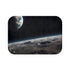 Earthrise Bath Mat - Blue planet view bath rug, indoor sublimation design.