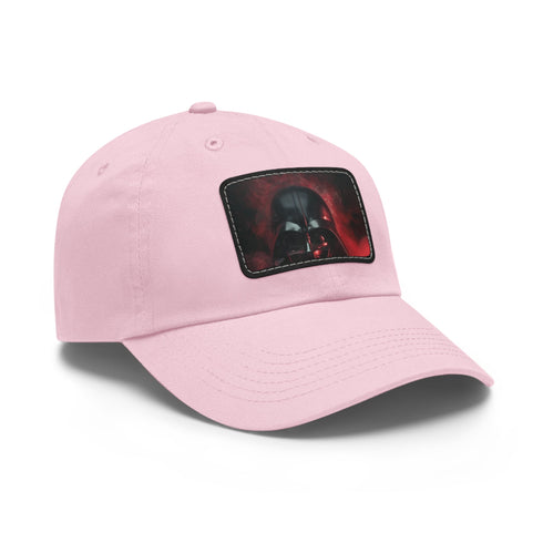 Dark Side Dominator Baseball Cap in White with Light Brown Patch
