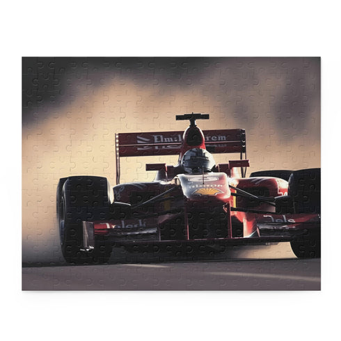 F1 Racing Jigsaw Puzzle with high-speed cars for racing enthusiasts.