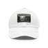 Maui Island Paradise White Cotton Baseball Cap Unisex Vegan Hat