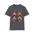 Abstract pattern Retro Rhapsody t-shirt in Charcoal, size S.