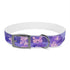Lavender fields dog collar in M size, black onyx variant.