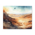 Red Mars Rover Lego Canvas Print: Explore the Red Planet's beauty.