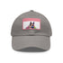 German Shepherd PupPrint Baseball Cap in White with Light Brown Patch