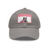 German Shepherd PupPrint Baseball Cap in White with Light Brown patch