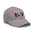 Koala watercolor baseball cap with light brown patch.