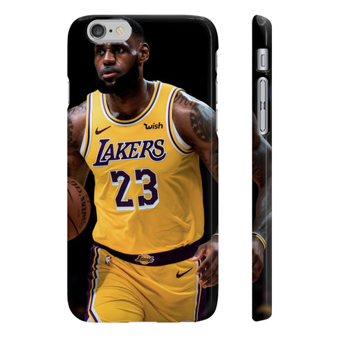 Slim Glossy LeBron James iPhone 7/8 Plus Phone Case - Accessories