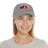 Neon Watercolor Dreams Kate Beckinsale Baseball Cap in White Rectangle