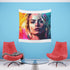 Neon Dream: Margot Robbie in Watercolor Tapestry | Wall Tapestry | All Over Print, AOP, Decor, Halloween, Home & Living, Home Decor, Indoor, Spring Essentials, Sublimation, Tapestry | Prints with Passion