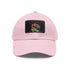 Caesar Neon Dream Baseball Cap in White with Light Brown Patch