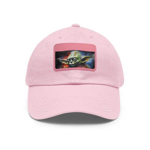 Galactic Master Neon Watercolor Cap with Yoda design and vibrant colors.