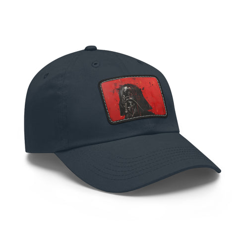 Darth Vader Sith Lord Baseball Cap white light brown patch rectangle.