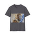 Charcoal cotton t-shirt with Obi Wan lightsaber design.