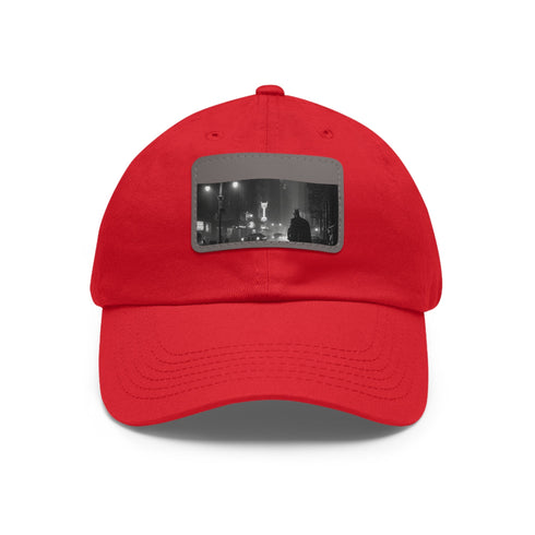 Dark Knight Gotham City Cap with White/Brown Patch Unisex Rectangle Hat