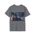 Charcoal cotton t-shirt featuring Gotham City Batmobile design
