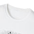 Hand-drawn lighthouse charcoal T-shirt with detailed ocean waves offering relaxed fit