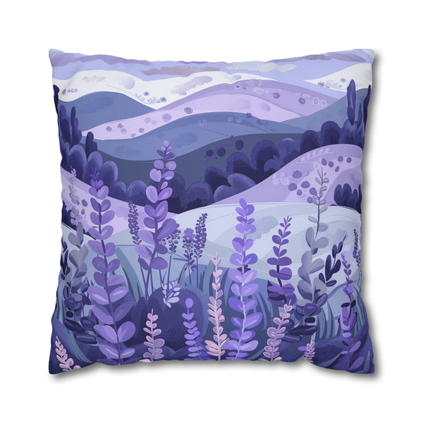 Lavender Fields Pillow Case Design | Pillow Cases | All Over Print, AOP, Bed, Bedding, Home & Living, Indoor, Pillow Case, Pillow Covers, Pillows & Covers, Sublimation | Prints with Passion