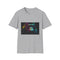 Vibrant charcoal T-shirt with watercolor gorillas perfect for summer fashion