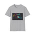 Vibrant charcoal T-shirt with watercolor gorillas perfect for summer fashion