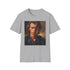 Charcoal cotton T-shirt featuring vibrant Anakin Skywalker portrait in dynamic brushstrokes